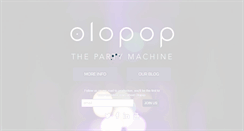 Desktop Screenshot of olopop.com